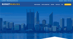 Desktop Screenshot of budgetwebsites.com.au